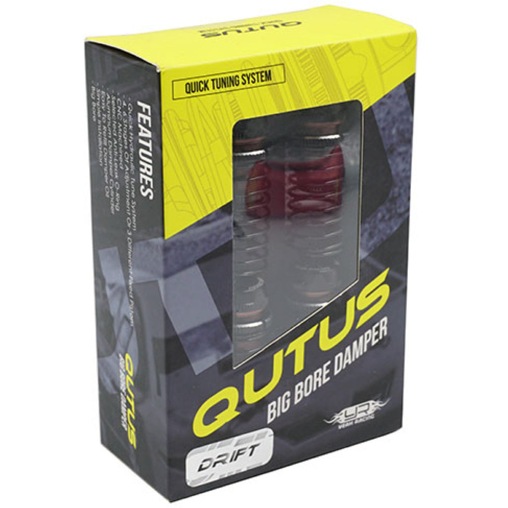 Yeah racing DBB-1055BK QUTUS SLIDER 55MM DAMPER SET FOR 1/10 RC DRIFT CAR BLACK