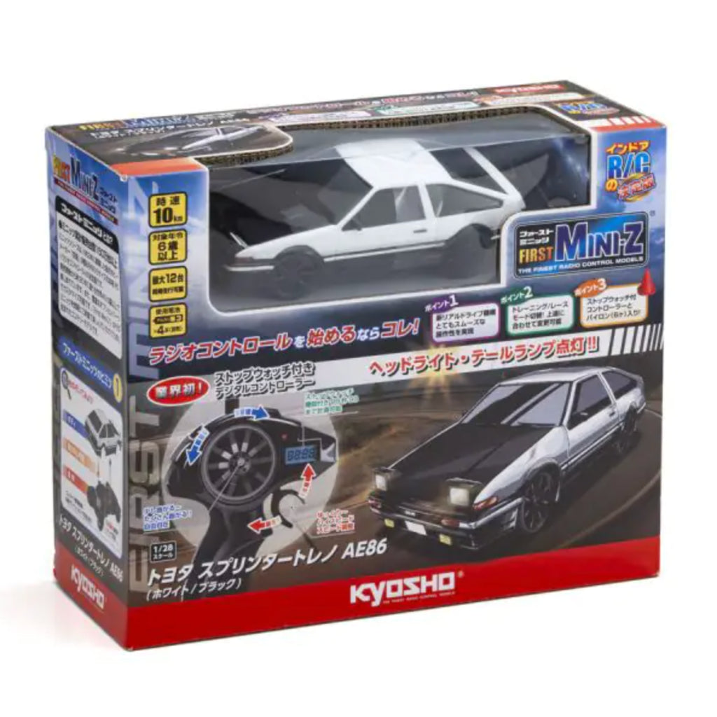 KYOSHO First Mini-Z TRUENO AE86 White/Black 66612