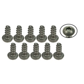 3Racing TS-BSM204S M2 x 4 Titanium Button Head Hex Socket - Self Tapping (10 Pcs)