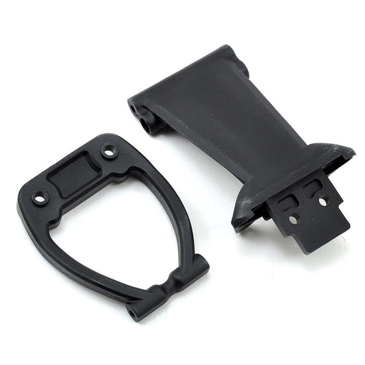 LOS231021 Rock Rey Front Bumper/Skid Plate & Support