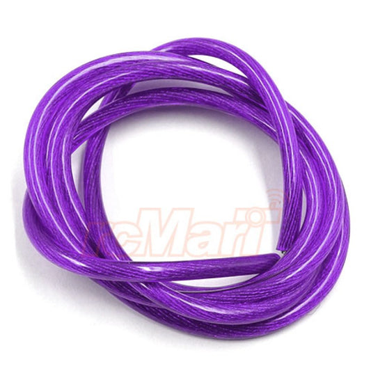 Yeah Racing 12AWG TRANSPARENT WIRE 1M PURPLE