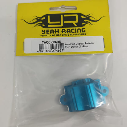 Yeah Racing Aluminum Gearbox Protector For Tamiya CC01 Blue