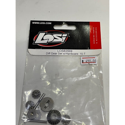 LOSB3569 Differential Gear Set with Hardware TEN-T
