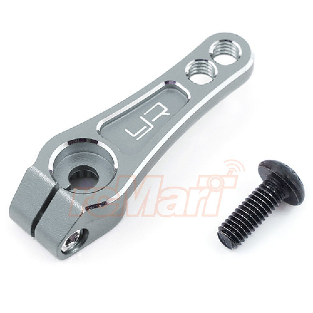 Yeah Racing 25T Aluminum Servo Arm Horn For Futaba Savox Power HD Blue Bird Gun Metal YA-0516GM