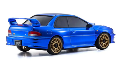 KYOSHO (Rare item) ASC SUBARU Impreza 22B-STi Version Chrome Blue Kyosho 60th Anniversary เฉพาะบอดี้ MZP457CBL