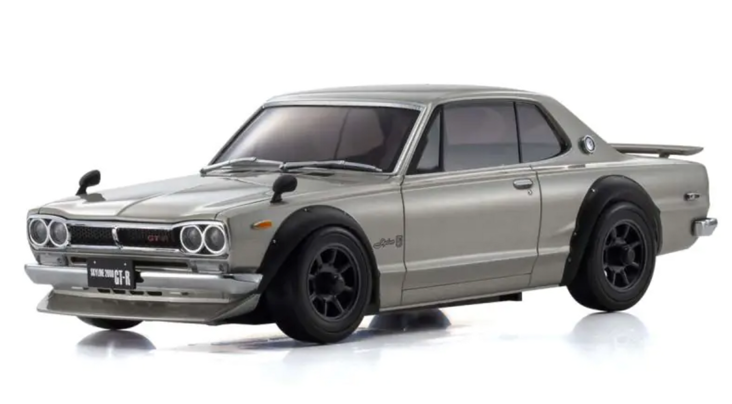 KYOSHO ASC MA-020 NISSAN SKYLINE 2000GT-R (KPGC10) Tuned Ver. Silver เฉพาะบอดี้ MZP466S