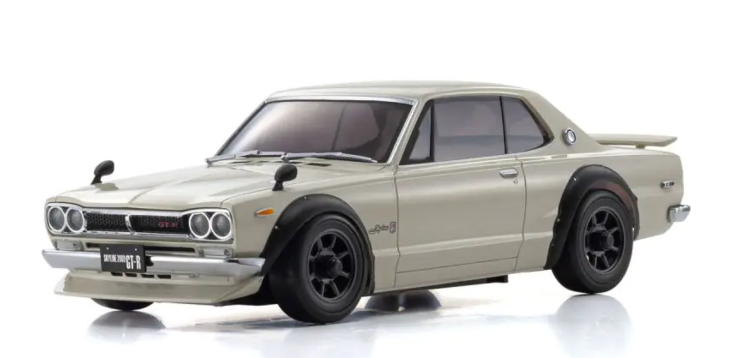 KYOSHO ASC MA-020 NISSAN SKYLINE 2000GT-R (KPGC10) Tuned Ver. White เฉพาะบอดี้ MZP466W