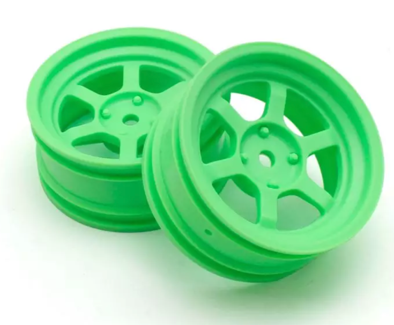 KYOSHO RAYS TE37V Wheel Offset 5mm(FZD2/F-Green/2pcs) FAH709KG ศูนย์ไทย