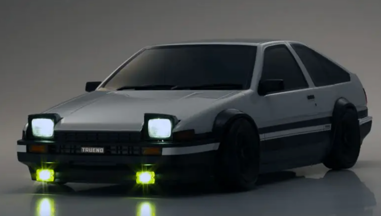 KYOSHO 1:10 Scale Radio Controlled Electric Powered 2WD FAZER D2 FZD2 Series readyset Toyota SPRINTER TRUENO AE86 White 34501T1 ศูนย์ไทย