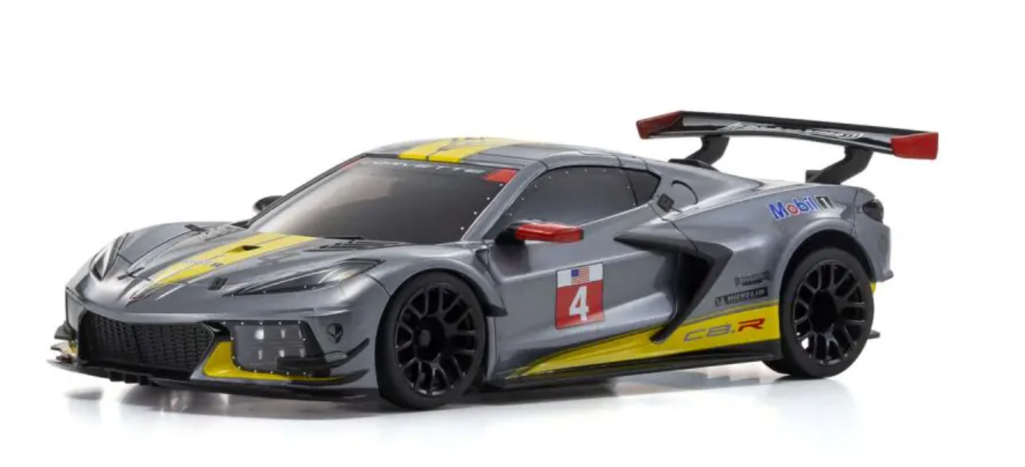 KYOSHO ASC MR03W-MM CHEVROLET® CORVETTE® C8.R Gunmetal MZP244GM เฉพาะบอดี้ ศูนย์ไทย
