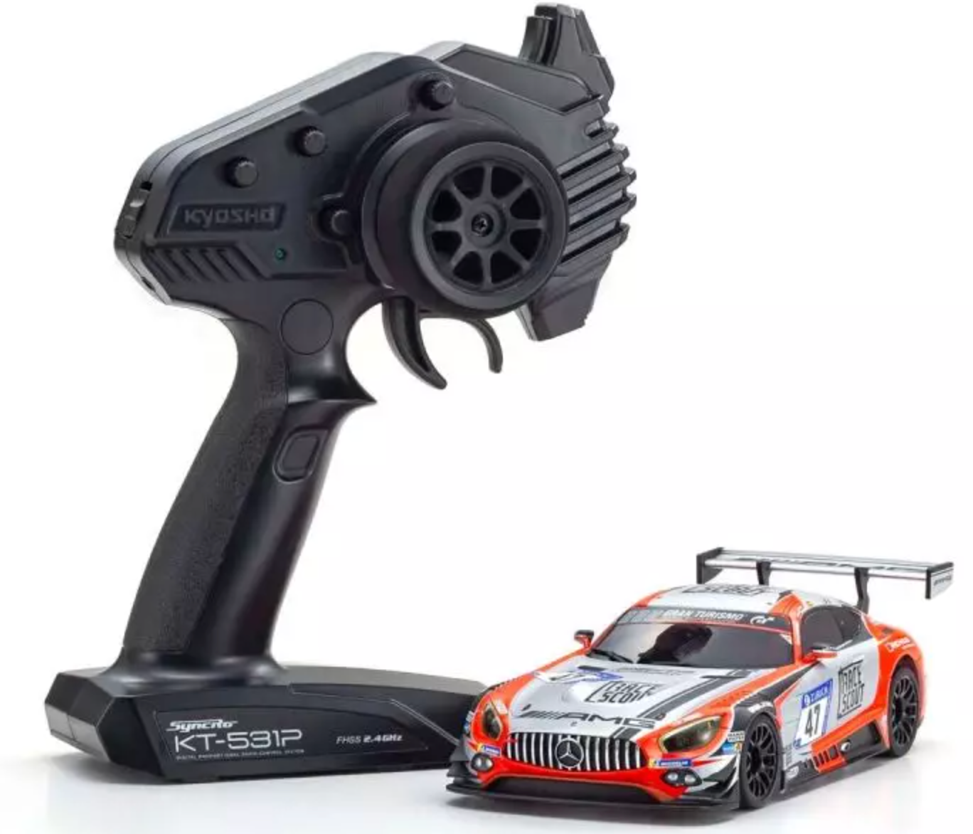 KYOSHO MINI-Z RWD MR-04 readyset Mercedes-AMG GT3 No.47 24H Nurburgring 2018 32367FRS ศูนย์ไทย