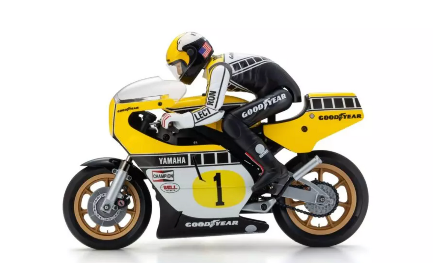 KYOSHO 1:8 Scale RC EP Motorcycles Hanging On Racer YAMAHA YZR500 1978 KIT 34936T1 ศูนย์ไทย