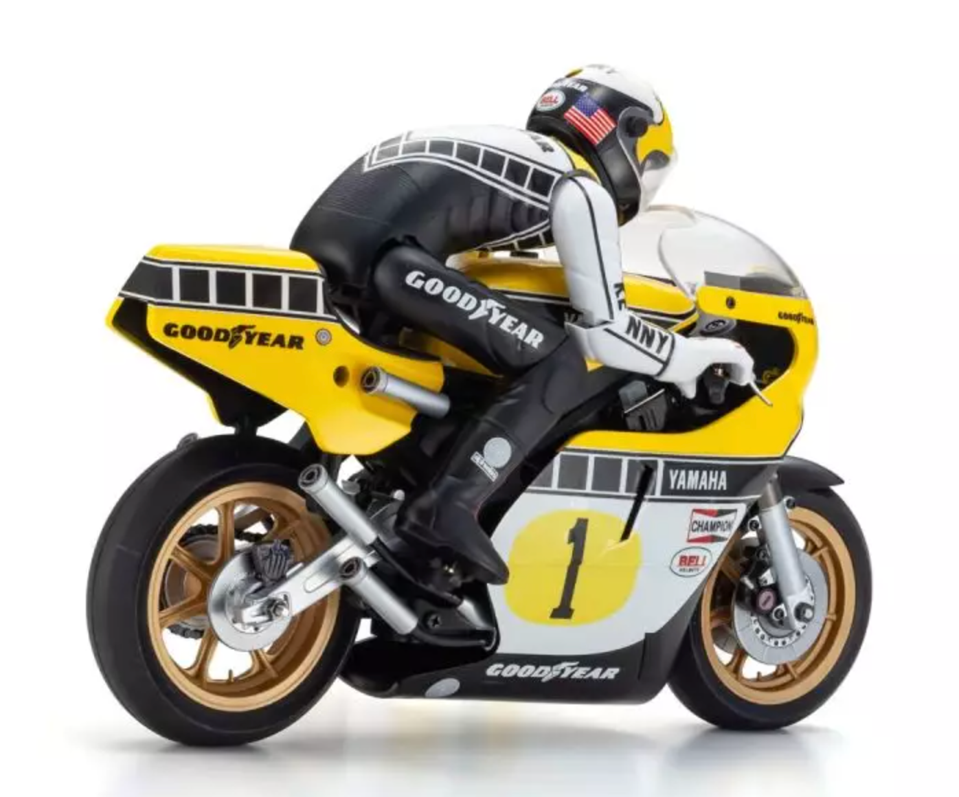KYOSHO 1:8 Scale RC EP Motorcycles Hanging On Racer YAMAHA YZR500 1978 KIT 34936T1 ศูนย์ไทย