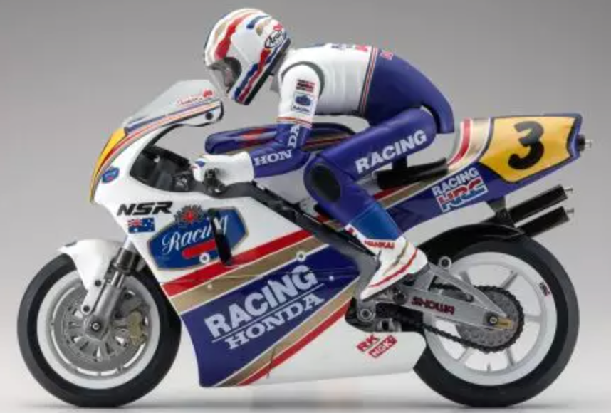 KYOSHO 1:8 Scale RC EP KIT Motorcycles Hanging On Racer Honda NSR500 1991 Kit 34937T1 ศูนย์ไทย
