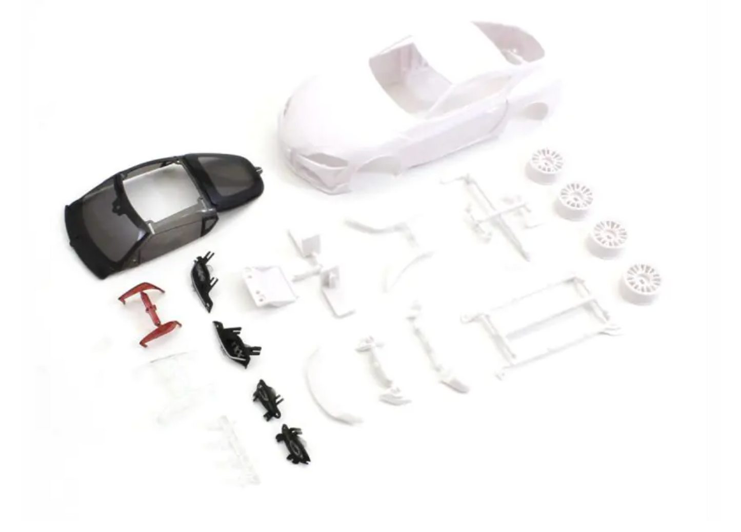 KYOSHO Toyota GR Supra TRD White BodySet w/Wheel MZN207 ศูนย์ไทย