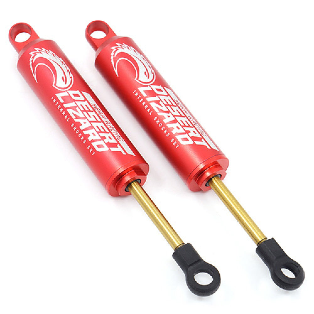 Yeah Racing 120mm Desert Lizard Two Stage Internal Spring Damper Pair Red For Crawler DDL-120RD ศูนย์ไทย