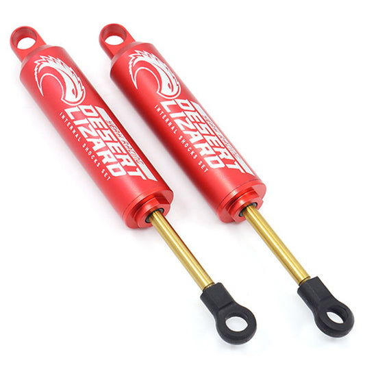 Yeah Racing 120mm Desert Lizard Two Stage Internal Spring Damper Pair Red For Crawler DDL-120RD ศูนย์ไทย