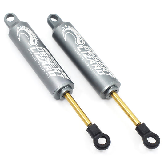Yeah Racing 120mm Desert Lizard Two Stage Internal Spring Damper Pair Gun Metal For Crawler DDL-120GM ศูนย์ไทย