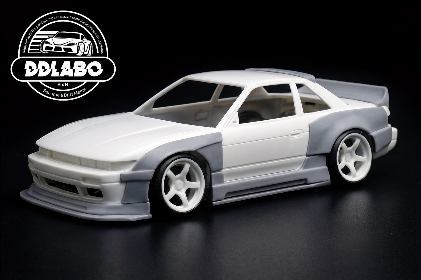 DDL-AR004 DDLABO Widebody kit V1 for MZN178 MINI-Z S13 Silvia ศูนย์ไทย