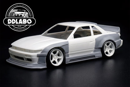 DDL-AR004 DDLABO Widebody kit V1 for MZN178 MINI-Z S13 Silvia ศูนย์ไทย