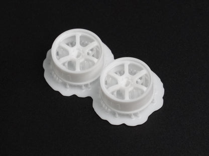 DDL-WR002W-N1 DDLABO 6Spoke wheel white – Narrow 1mm (2pcs) ศูนย์ไทย