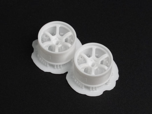 DDL-WR002W-W1 DDLABO 6Spoke wheel white – Wide 1mm (2pcs) ศูนย์ไทย