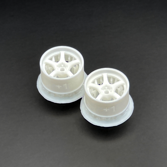 DDL-WR001W-W1 DDLABO 5Spoke wheel white – Wide 1mm (2pcs) ศูนย์ไทย
