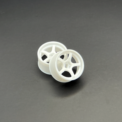 DDL-WR001W-W1 DDLABO 5Spoke wheel white – Wide 1mm (2pcs) ศูนย์ไทย