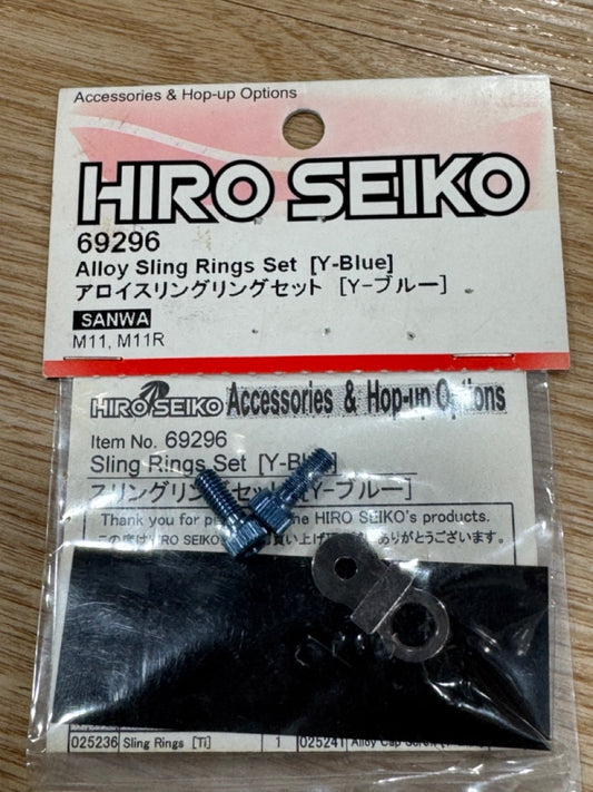 HIRO SEIKO Alloy Sling rings Set (Y-Blue) 69296 (rare item)