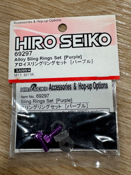 HIRO SEIKO Alloy Sling rings Set (Purple) 69297 (rare item)