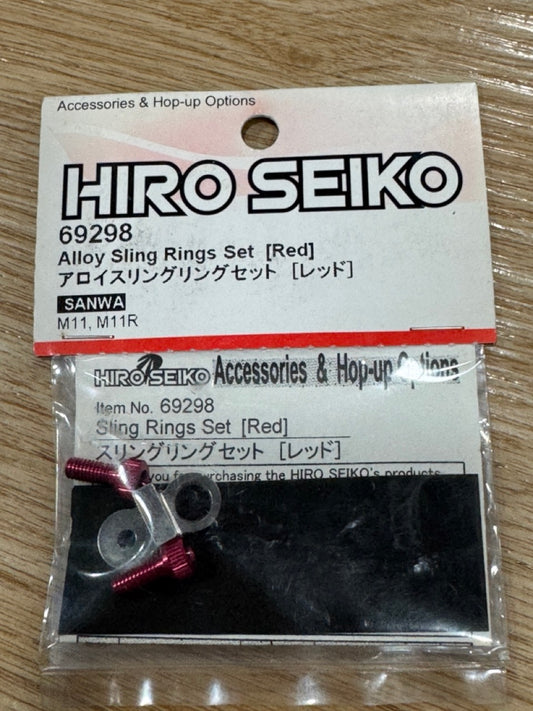 HIRO SEIKO Alloy Sling rings Set (red) 69298 (rare item)