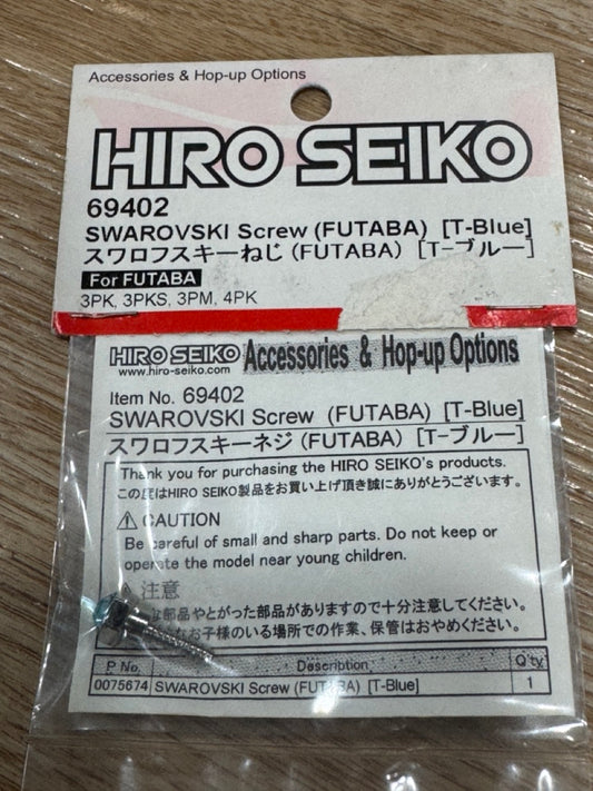 HIRO SEIKO SWAROVSKI Screw (FUTABA) (T-Blue) 69402 (rare item)
