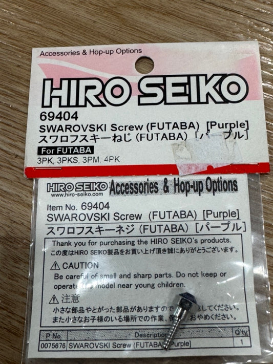 HIRO SEIKO SWAROVSKI Screw (FUTABA) (Purple) 69404 (rare item)