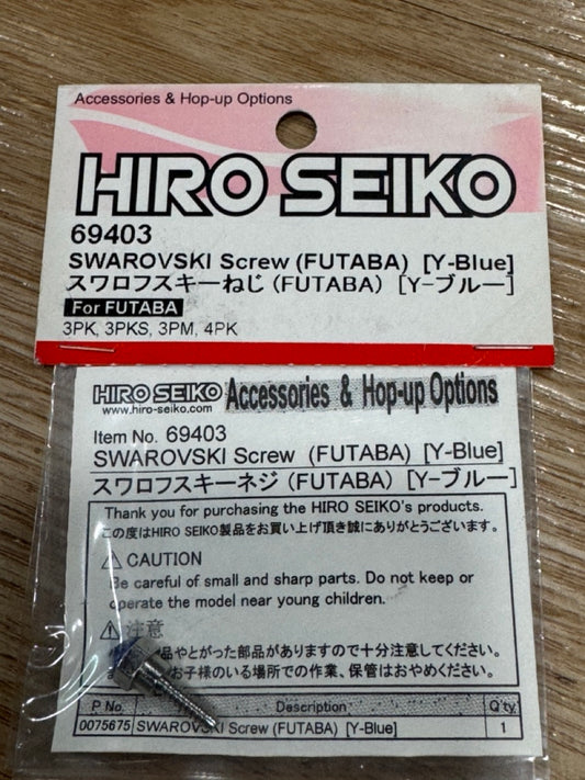 HIRO SEIKO SWAROVSKI Screw (FUTABA) (Y-Blue) 69403 (rare item)