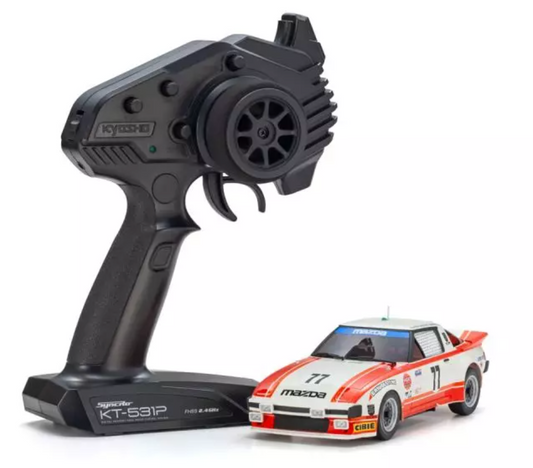 MINI-Z RWD MR-04 readyset MAZDA SAVANNA RX-7 (SA22C) "1979 DAYTONA CAR No.77" 32365R ศูนย์ไทย