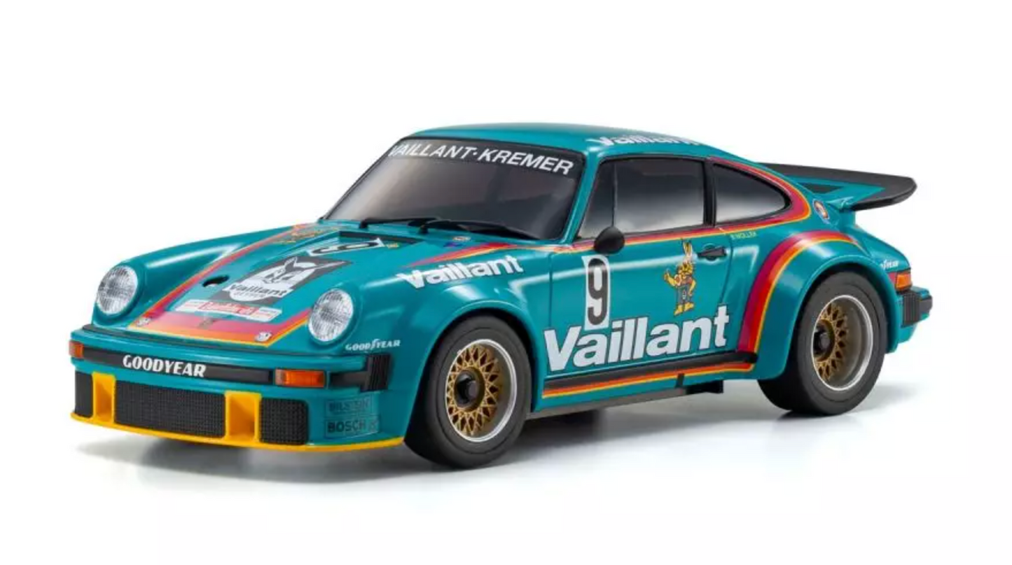 KYOSHO MINI-Z RWD MR-04 readyset Porsche 934 RSR Turbo 1976 Vaillant #9 32368V ศูนย์ไทย