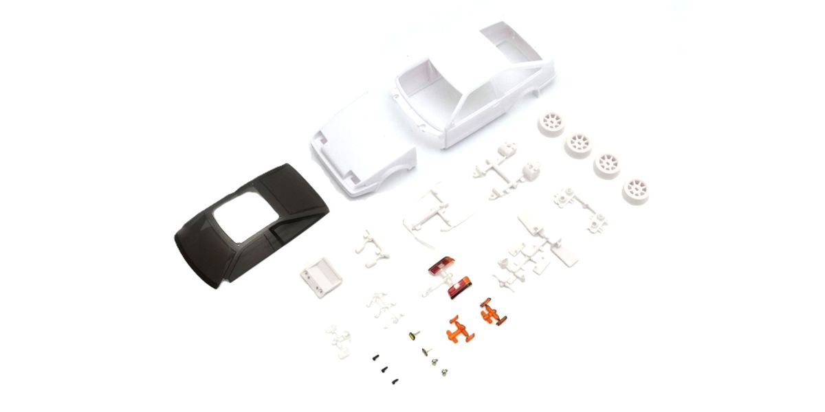 KYOSHO Toyota SPRINTER TRUENO AE86 White Body set w/rim MZN226 ศูนย์ไทย