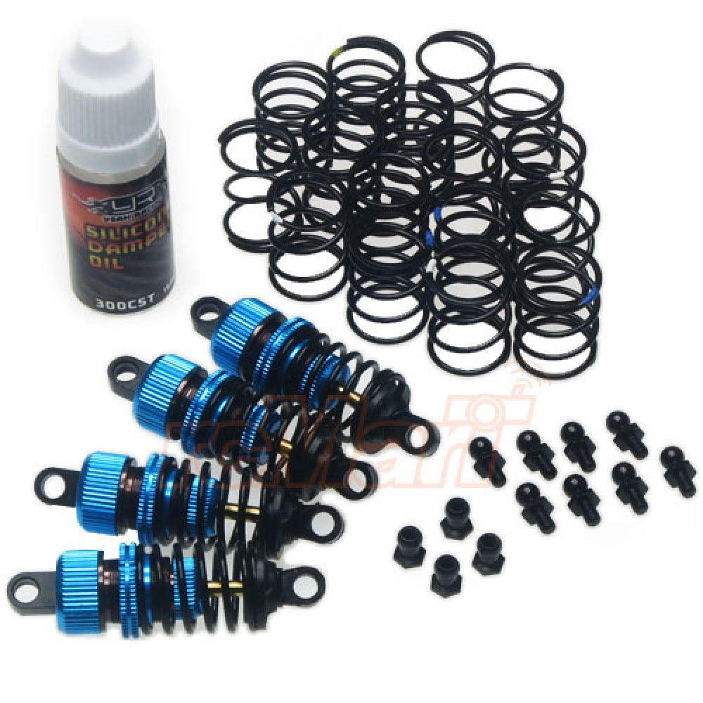 Yeah RACING Shock-Gear 55mm Damper Set for 1/10 RC Touring Car Blue DSG-0055BU ศูนย์ไทย