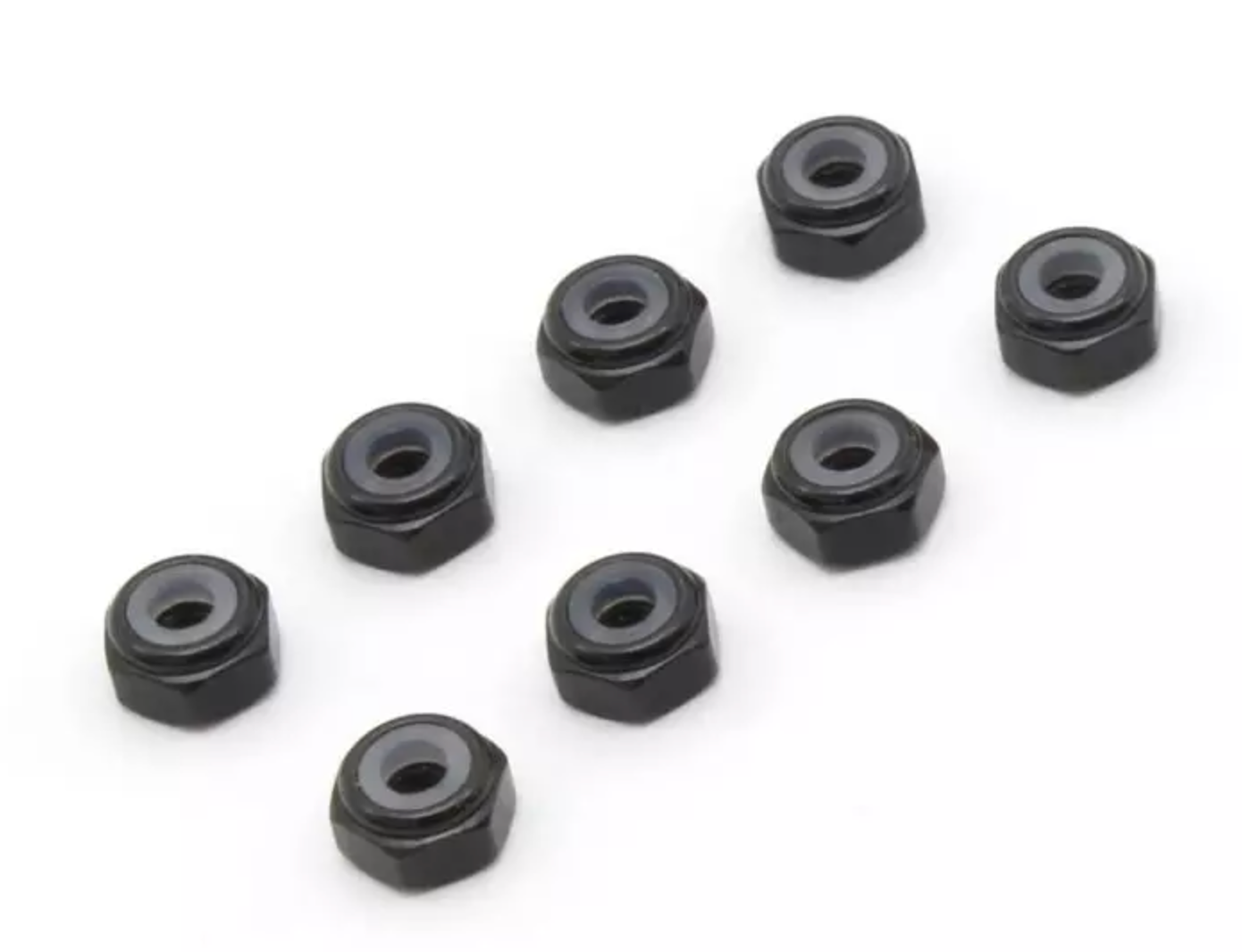 KYOSHO M2 Alu. Nylon Color Nut 8pcs MZW128 ศูนย์ไทย