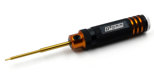 Yeah Racing  Aluminum 0.9 Allen Wrench Black/Gold YT-0255BK/GD