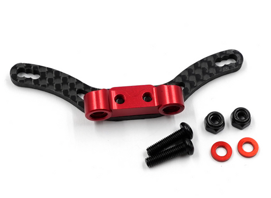Yeah Racing Aluminum & Graphite Front Shock Tower For Kyosho Fazer D2 FZD2 KYFZ-029RD