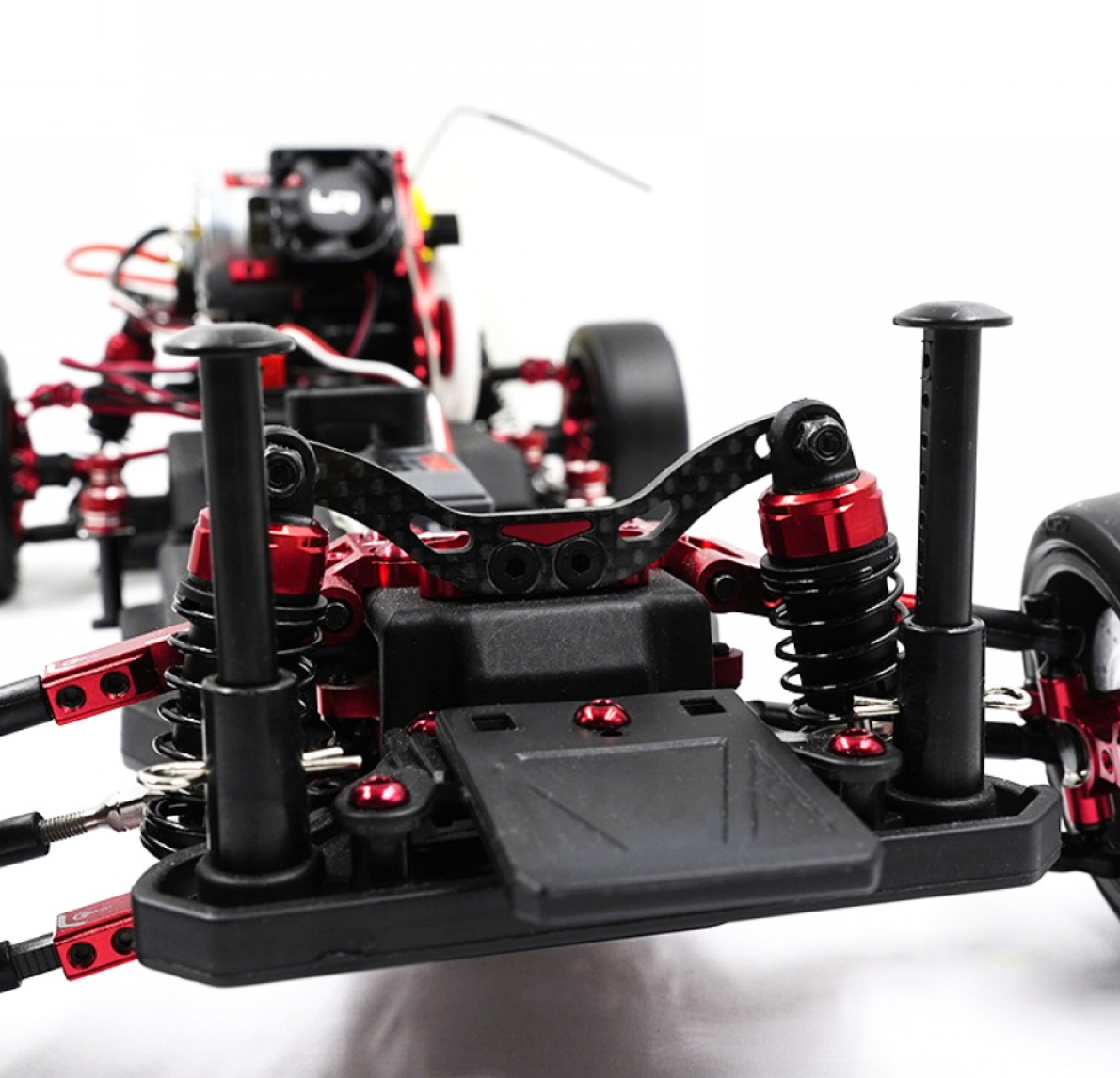 Yeah Racing Aluminum & Graphite Front Shock Tower For Kyosho Fazer D2 FZD2 KYFZ-029RD