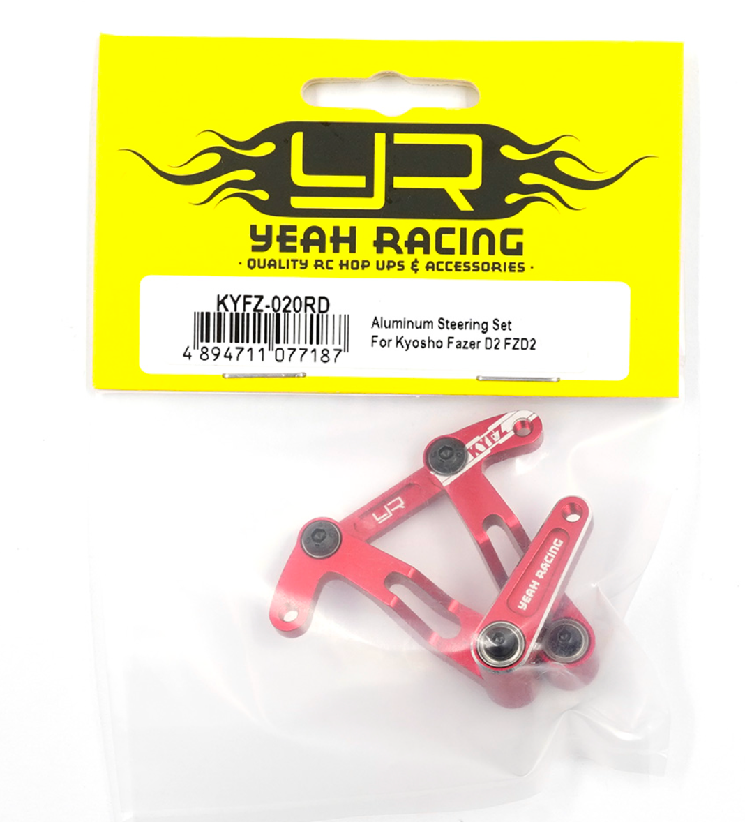 Yeah Racing Aluminum Steering Set For Kyosho Fazer D2 FZD2 KYFZ-020RD