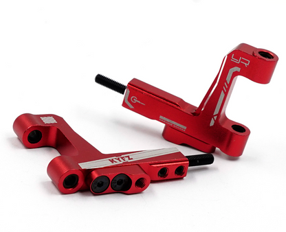 Yeah Racing Aluminum Front Upper/Lower Arm 2pcs For Kyosho Fazer D2 FZD2 KYFZ-019RD
