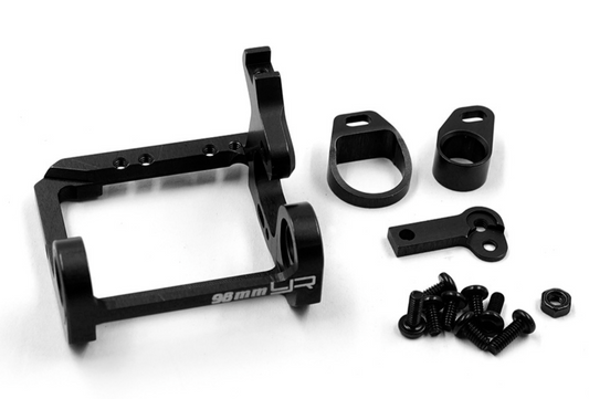 Yeah Racing Aluminum 7075 LCG Motor Mount 98mm For Kyosho Mini-Z MR-03/MR-04 KYMR-015BK