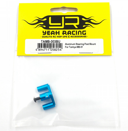 Yeah Racing Aluminum Steering Post Mount For Tamiya MB-01 BT-01 TAMB-003BU
