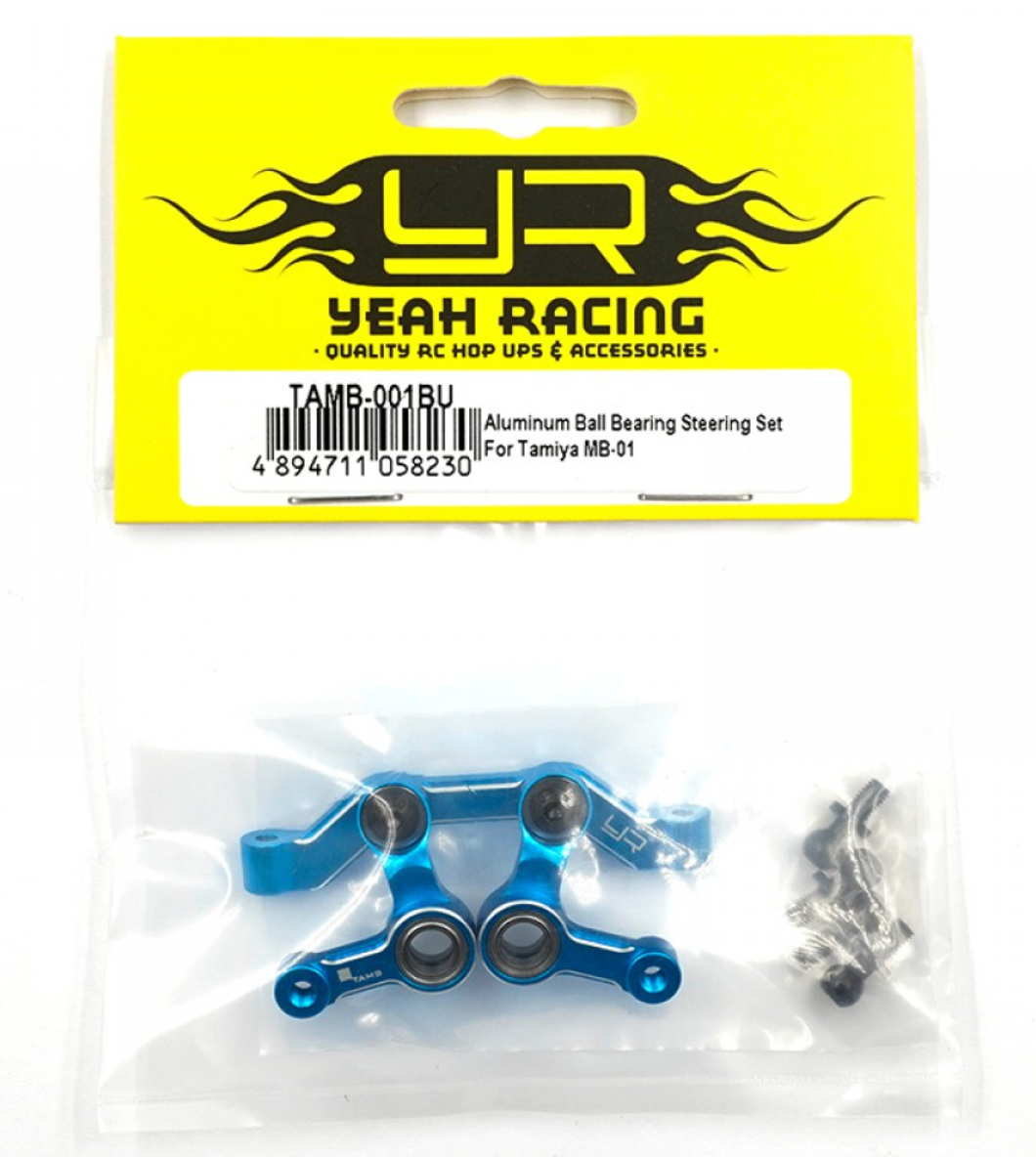 Yeah Racing Aluminum Ball Bearing Steering Set For Tamiya MB-01 BT-01 TAMB-001BU