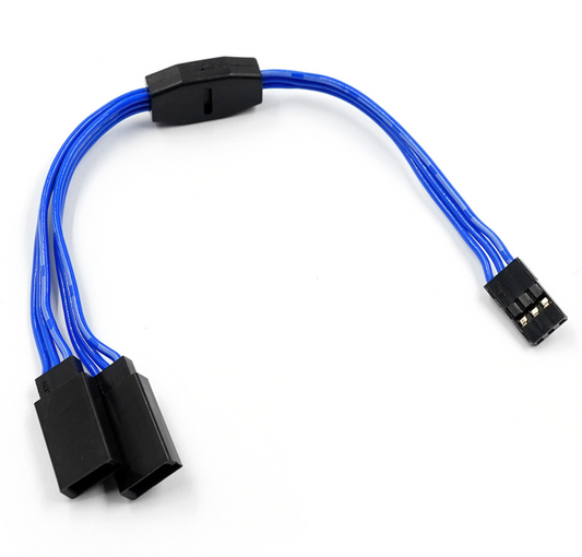 Yeah Racing 150mm 60-Core Y Harness High Current Servo Wire (JR/Futaba Plug) WPT-0154DB