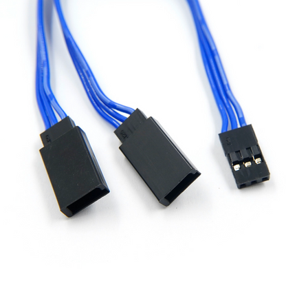 Yeah Racing 150mm 60-Core Y Harness High Current Servo Wire (JR/Futaba Plug) WPT-0154DB