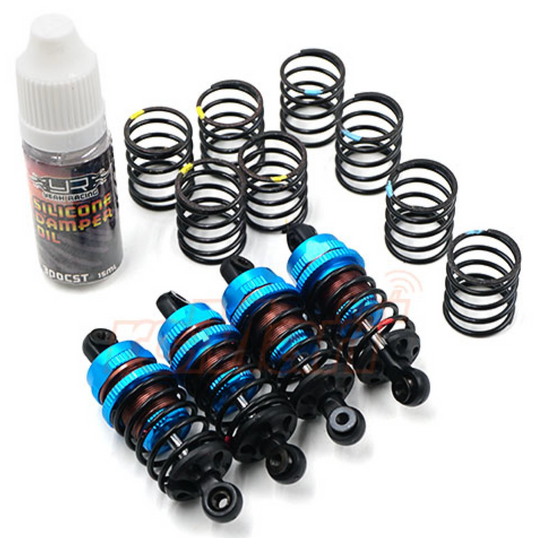 Yeah Racing QUTUS Challenger 55mm Damper Set for 1/10 RC Touring M-Chassis Car Blue DBB-2055BU